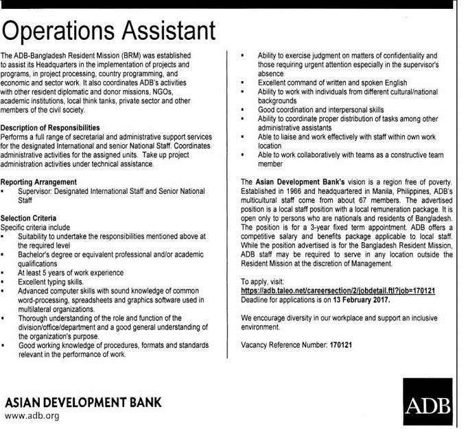 Asian Development Bank Careers 90