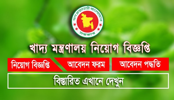 Ministry of Food Job Circular 2021