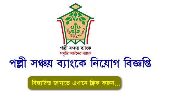 Palli Sanchay Bank Job Circular 2022